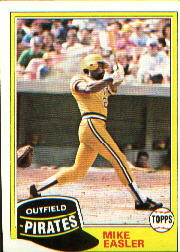 1981 Topps Baseball Cards      092      Mike Easler